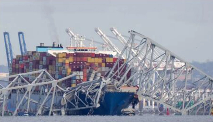 Maersk Container Ship Causes Bridge Collapse, Resulting in Severe Damage and Loss of Life - Previously Visited Multiple Domestic Ports