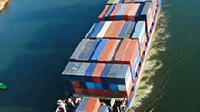 Shipping Containers at sea